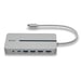 Lindy 43360 station d'accueil Avec fil USB 3.2 Gen 1 (3.1 Gen 1) Type-C Argent, Blanc