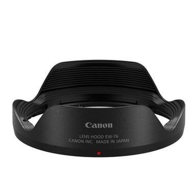 Pare-soleil Canon EW-76 Petal noir mat pour objectif Canon RF 7-14mm F2.8-3.5 L Fisheye STM