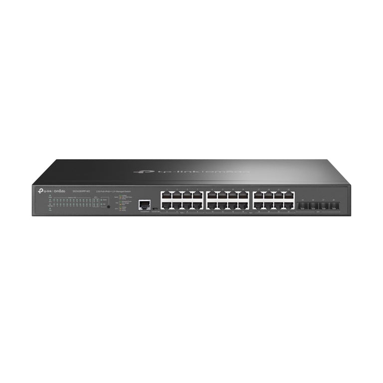 TP Link Omada SG3428XPP M2 commutateur réseau Géré L2+ 2.5G Ethernet 10010002500 Connexion Ethernet supportant 'alimentation via ce port PoE 1U Neuf