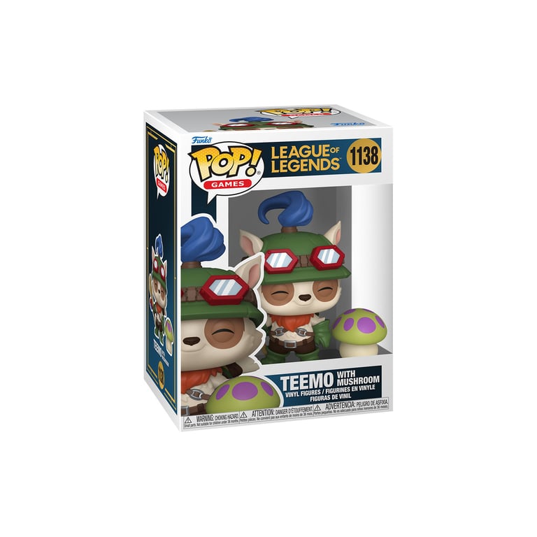 League of Legends Figurine POP!&Buddy Teemo avec Shroom 9 cm - vue 4