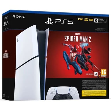 Console Sony Playstation 5 Slim Digital + Marvel's Spider-Man 2