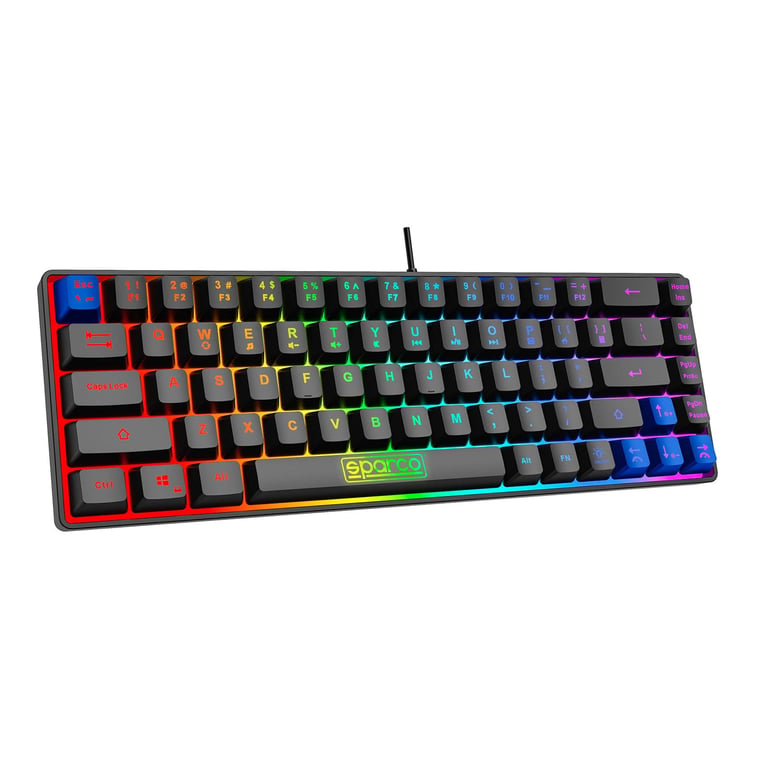 Sparco SPKEYBWIRED clavier Gaming USB QWERTY Anglais américain Neuf - vue 2
