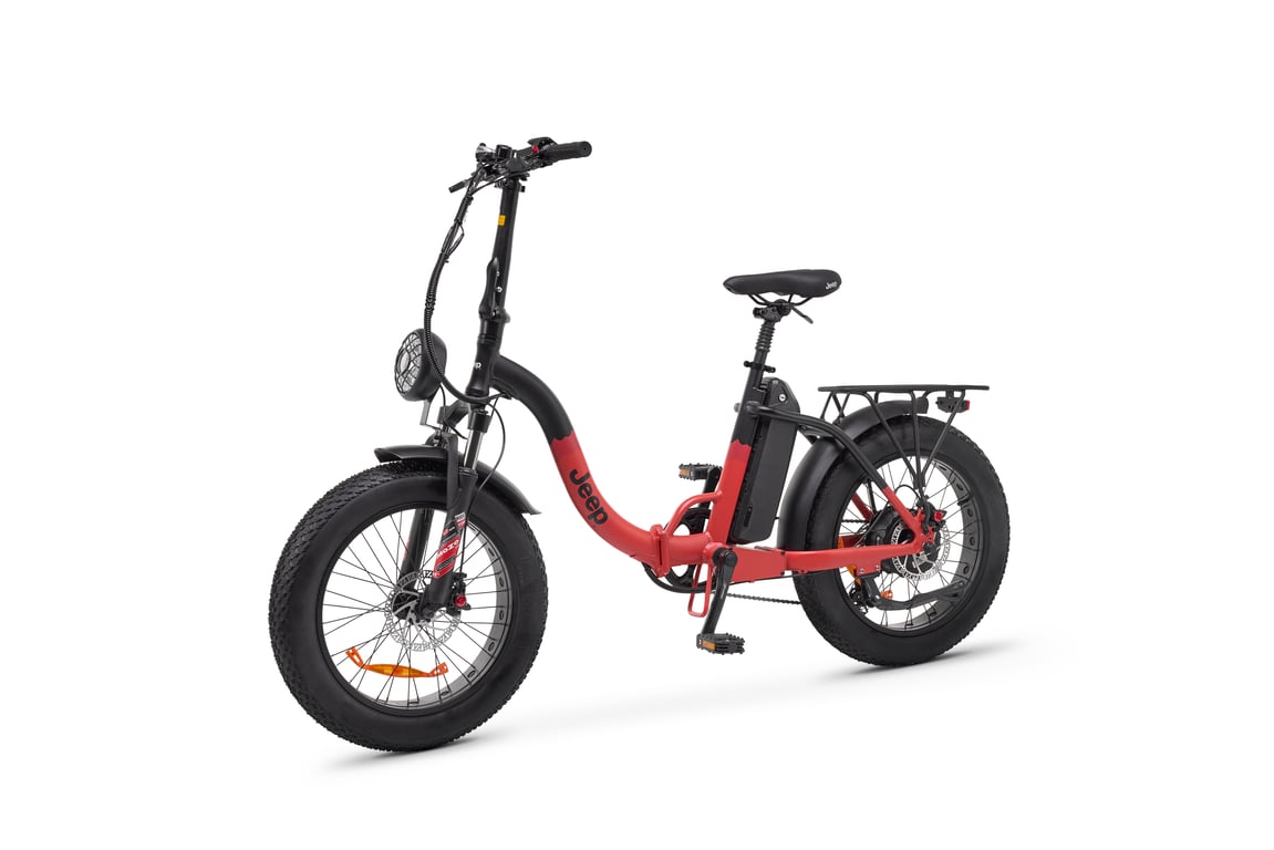 Jeep E-BIKES Phoenix Noir, Rouge Aluminium Taille unique 50,8 cm (20