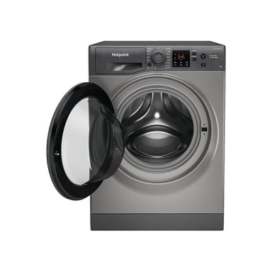 Lave-linge hubot HOTPOINT NSWM946GGFR - 9 kg - Induction - Graphite