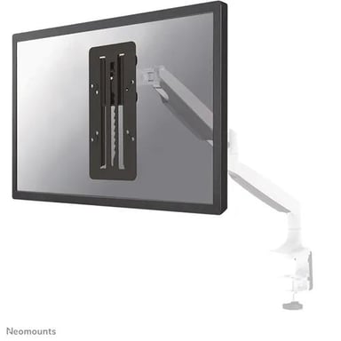 Support TV Mural Réglable Neomounts FPMA-LIFT100BLACK avec Mécanisme de Levage pour Écrans de 27'' à 13'', Supporte 8 kg