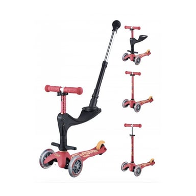 Trottinette Évolutive Mini Micro 3 en 1 Deluxe Plus Rubis pour Enfants
