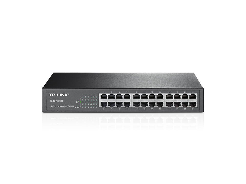 TP Link TL SF1024D 24 ports /10100Non manageable - vue 2