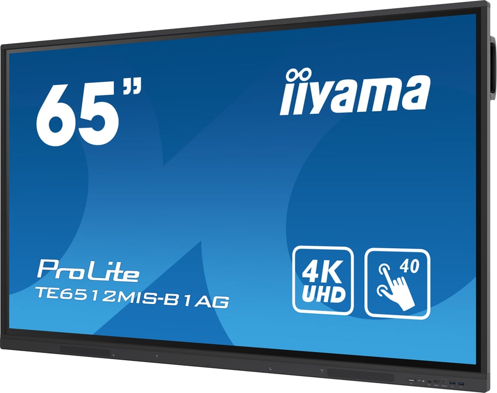 Iiyama PROLITE 65 4KTactileIPSANDROIDWIFILANUSB C - vue 2