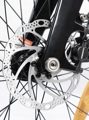 Bicicleta eléctrica plegable Onemile E2, 250W, 36V 10Ah, 25 km/h, negra.