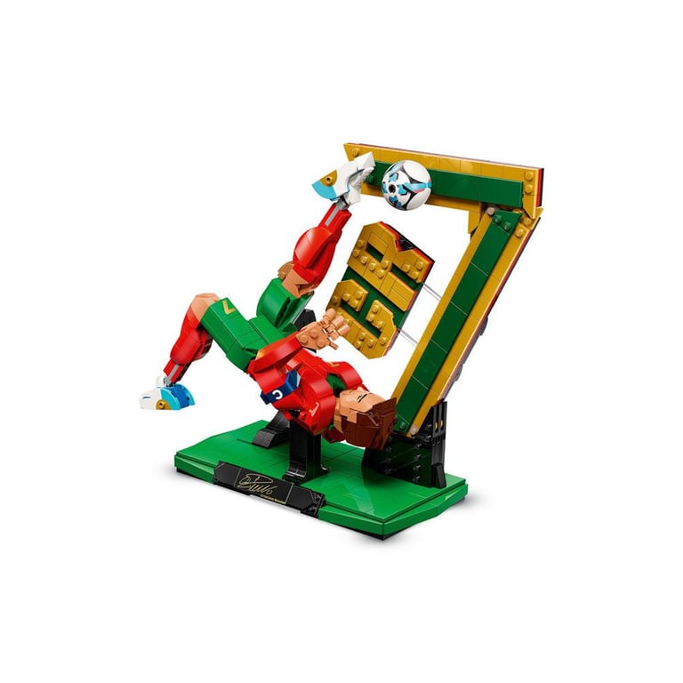LEGO Editions 43016 Cristiano Ronaldo Légende du Foot Set de Construction 854 Pièces Rouge et Vert - Neuf