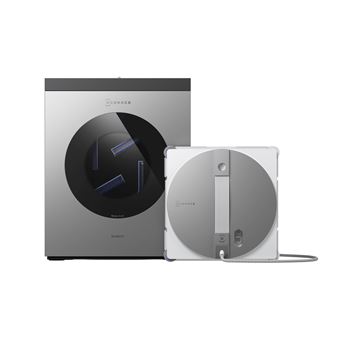 Winbot W3 Omni - Robot lave-vitre Ecovacs, Argent