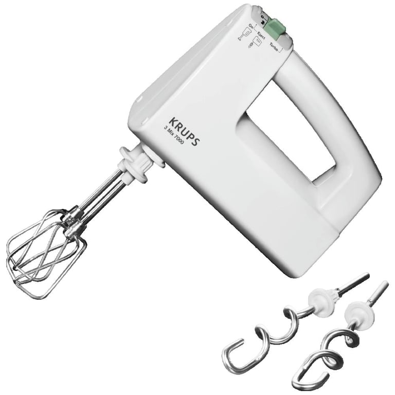 Batteur À Main Krups F60814 – 500 W, 3 Mix 7000, Blanc - vue 9