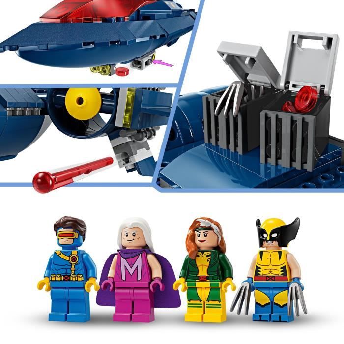 Lego Marvel Le X jet Des X men 76281 Lego - vue 3