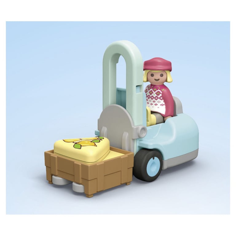 PLAYMOBIL Junior 71691 Etal fruits légumes bio, Des 12 mois - Excellent état