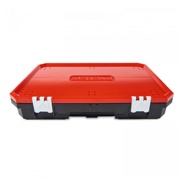 MECCANO MALLETTE DE CONSTRUCTION 5 MODELES 5 Modèles Iconiques Aux Couleurs De La France A Construire Mallette de Rangement Jeu Construction Meccano Avec 2 Outils Jouet Enfant et + - vue 3