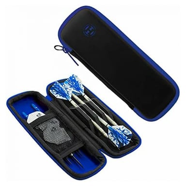Funda para dardos Blaze en azul y negro - Protección óptima para sus dardos