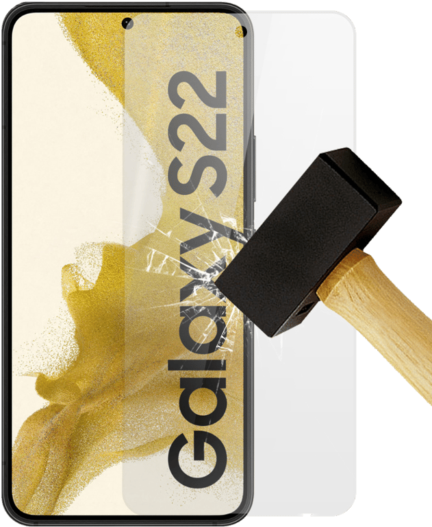 Film verre trempé 4D Noir compatible Samsung Galaxy S22