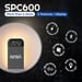 NASA Despertador SPC600 - Radio Despertador, Altavoz Bluetooth, Carga Inalámbrica 15W Qi, Doble Alarma, Luz Despertador, LED, Batería de Litio, Altavoz 5W RMS - Gris