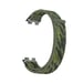 Elegante correa de nailon para Huawei Band 10/9/8 con adaptadores de metal Green