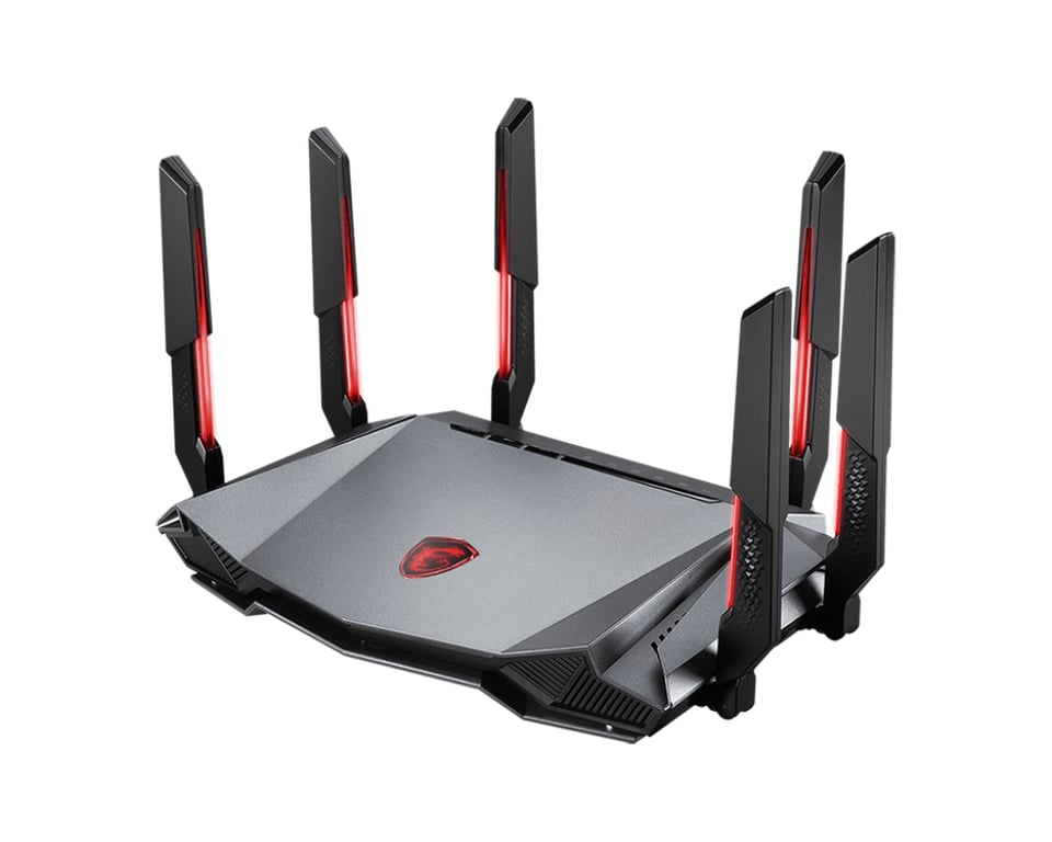 MSI RADIX AXE6600 WIFI 6E TRI BAND routeur sans fil Gigabit Ethernet Bi bande 2 4 GHz / 5 GHz Neuf - vue 2