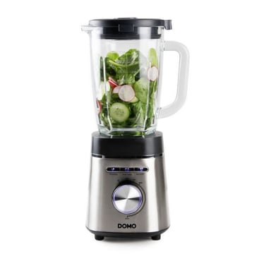 Blender - DOMO - DO740BL - High speed - 1400 W - 1,75 L - Gris