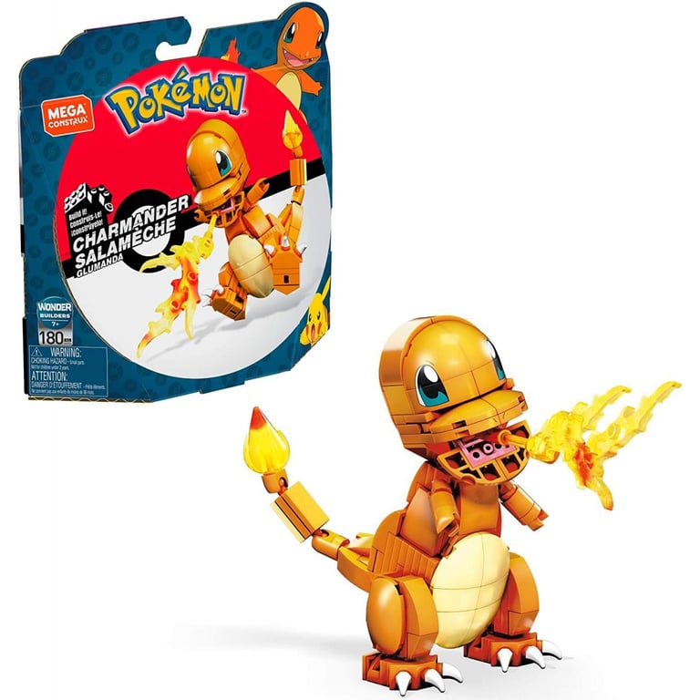 Construisez votre propre Charmander Mega Construx - Figurine Pokémon à collectionner - Neuf