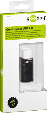 Goobay 95682 lector de tarjeta USB 2.0 Negro