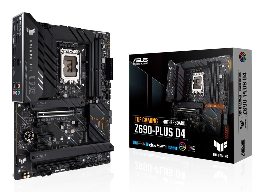 ASUS TUF GAMING Z690-PLUS D4 Intel Z690 LGA 1700 ATX - Neuf