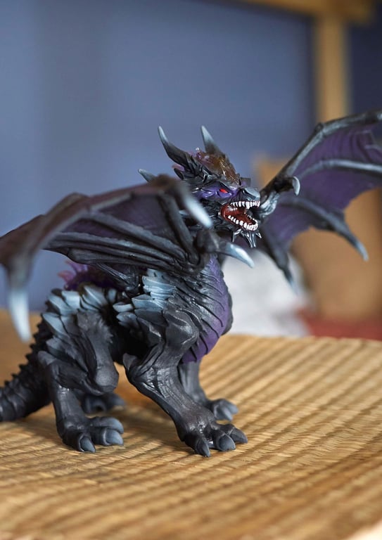 Figurine Dragon des Ténèbres Dragon Jouet Ultra réaliste et Durable avec Ailes mobiles Cadeau pour Garçons et Filles dès - vue 2