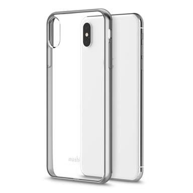 Moshi Vitros funda para teléfono móvil Bumper Plata, Transparente