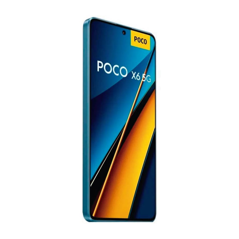 Poco X6 (5G) 256 Go,  Bleu, Débloqué - Neuf