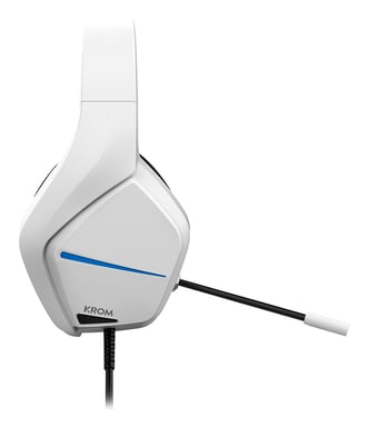 Krom Kopa Move Auriculares Alámbrico Diadema Juego Blanco