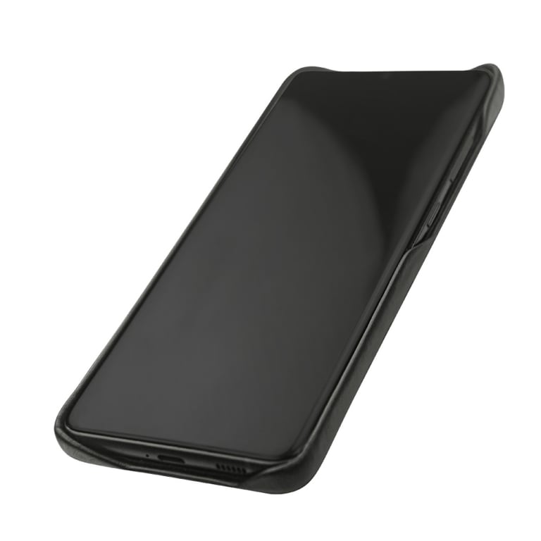 Coque cuir Samsung Galaxy S22+ - Coque arrière - Noir - Cuir lisse