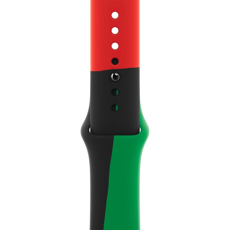 Bracelet Sport pour Apple Watch Series 1 t/m 11 / SE / Ultra (44/45/46/49 mm) - Taille M/L - Black Unity - Neuf