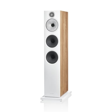 Bowers & Wilkins 603 S3 3-voies Blanc, Bois Avec fil