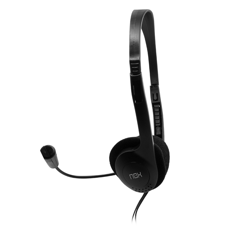NOX Voice One Casque Avec fil Arceau Appels/Musique Noir - Neuf