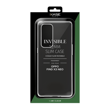 Carcasa invisible para OPPO Find X3 Neo 1.2mm, Transparente