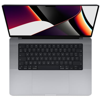 MacBook Pro M1 Max (2021) 16.2', 3.2 GHz 1 To 32 Go  Apple GPU 32, Gris sidéral - AZERTY