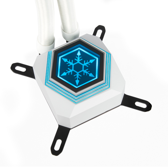 Silverstone Permafrost Pf360 argb V2 Komplett wasserkühlung Weiß - vue 4