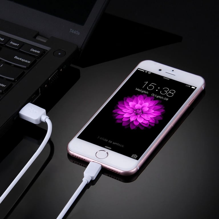 Cable USB iPhone lightning chargeur 3 mètres - Yonis