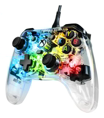 NACON EVOL-X Pro Light Transparent USB Manette de jeu PC, Xbox One, Xbox Series S, Xbox Series X