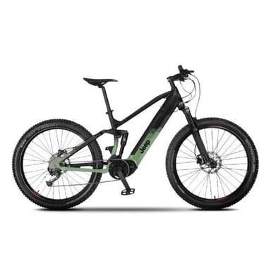 Jeep Hemlock E-Bike Adulto Unisex, Verde/Negro, Talla única
