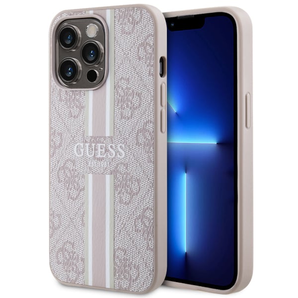 Guess Étui 4G Printed Stripes pour iPhone 13 Pro MagSafe