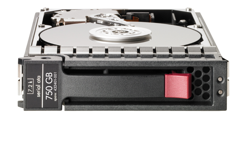 HPE Disque dur 750 Go échangeable à chaud 3.5 LFF SATA 3Gb/ 7200 toursmin - vue 2