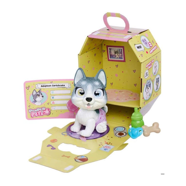 Jouet Interactif SMOBY – Husky Pamper Petz, 4 Accessoires, Articulé, Dès 3 Ans - vue 3