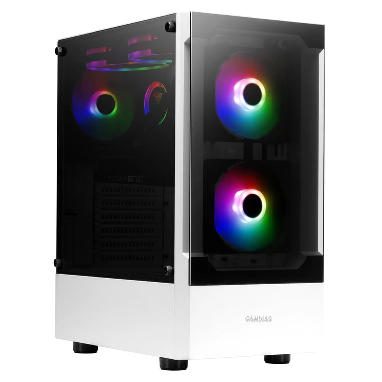 Boitier PC Moyen Tour ATX Gamdias Talos E3 RGB avec panneau vitré - vue 3