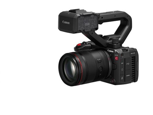 EOS C50 - Caméra vidéo 4K + poignée XLR, Noir