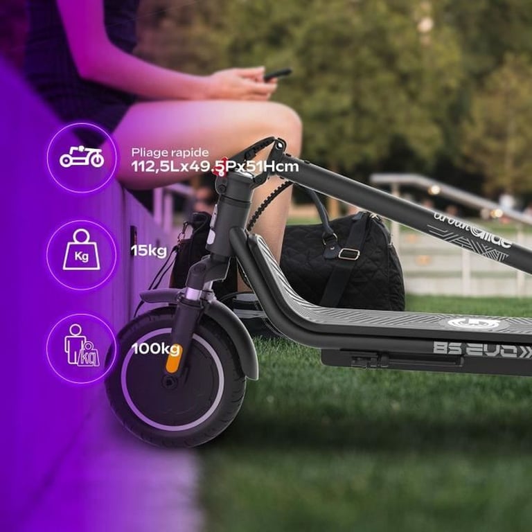 Trottinette Électrique Urbanglide 85 Evo – Moteur 300W, Autonomie 20 km - vue 5