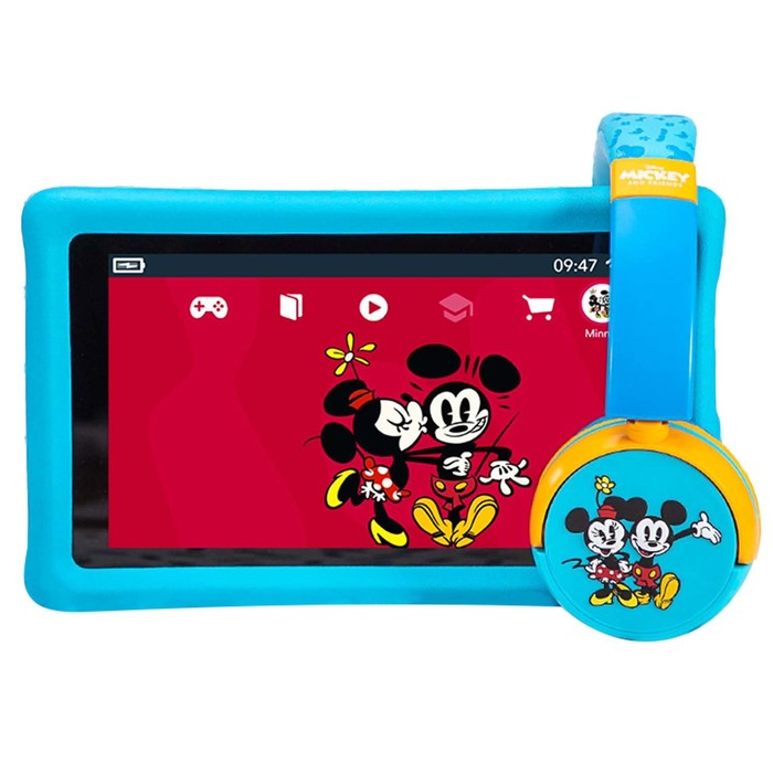 Pegacasa tablette 7 pour enfants avec casque Mickey et ses amis Neuf