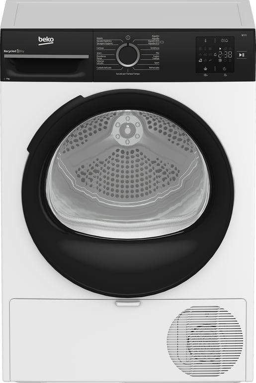 Sèche linge à pompe à chaleur Beko BM3T37230W 7kg Classe énergétique E Aquawave